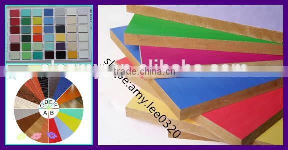Colorful Melamine Board for furniture,High Quality Melamine MDF Board