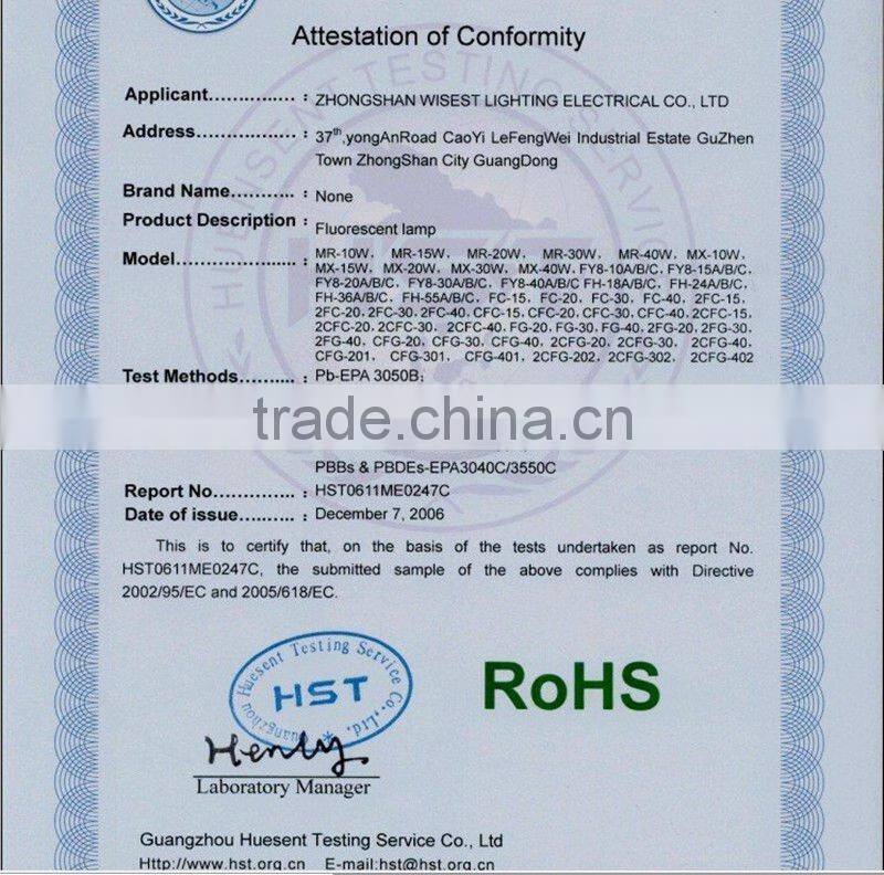 T8 2x20w 2x30w 2x40w CE fluorescent lamp holder with cover