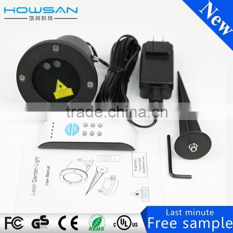 Certificated multifunctional laser light outdoor Speed adjustable for garden decoration lights