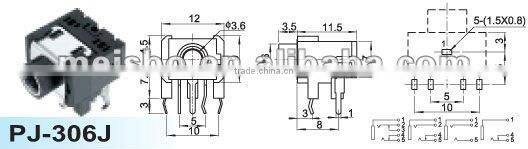 Universal female audio cable 3 5mm stereo jack