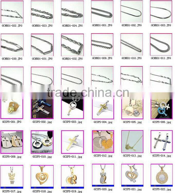 2015 Stainless steel moon necklace