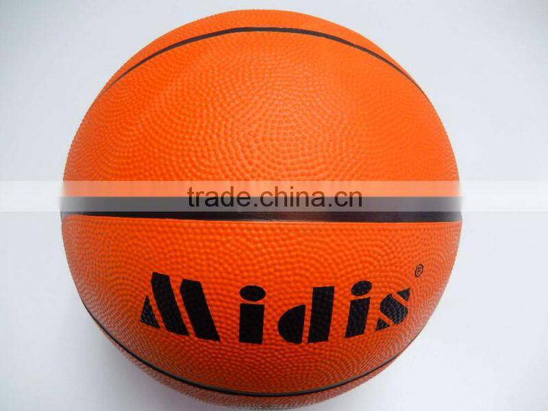 Offical quality rubber basketball size 7 for promotion