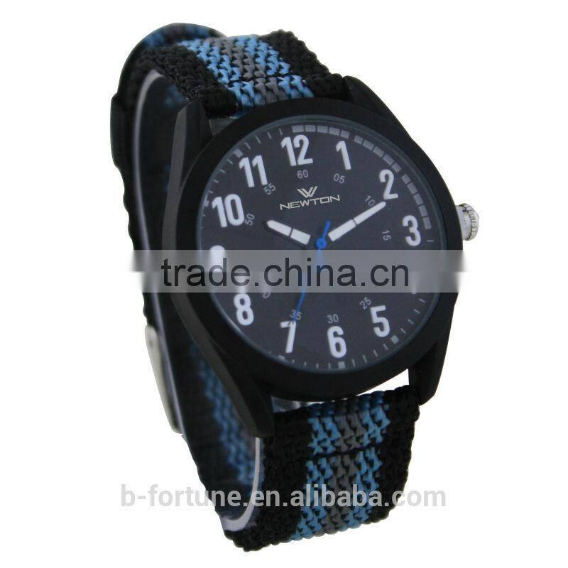 FT1337_BL Promotion price classic waterproof nylon mens watch excellence quartz