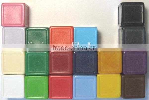 wholesale custom blank indented polyhedral dice with custom sticker