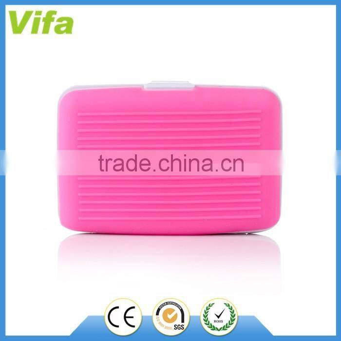Silicone Business ID Credit Card Wallet Holder Pocket Case Box