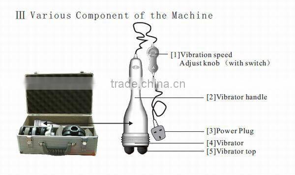 Professional electric body massage weight loss machine with 8 massage heads
