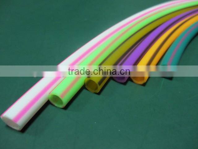 hot seller dual color silicone shisha hose with FDA/LFGB food grade