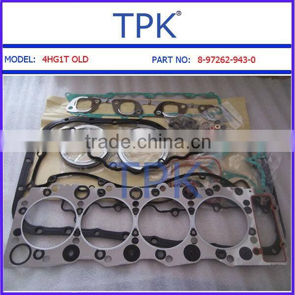 High quality Isuzu 4HG1T overhaul Gasket kit , overhauling gasket set manufacturer