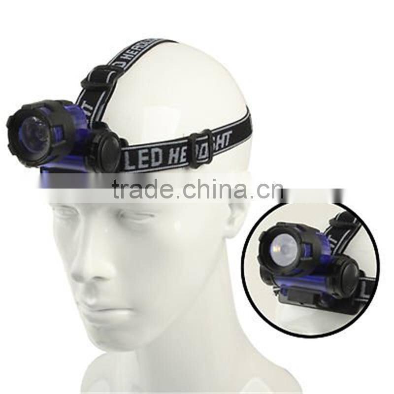 Professional high power aluminium head torch/head light for fishing hunting