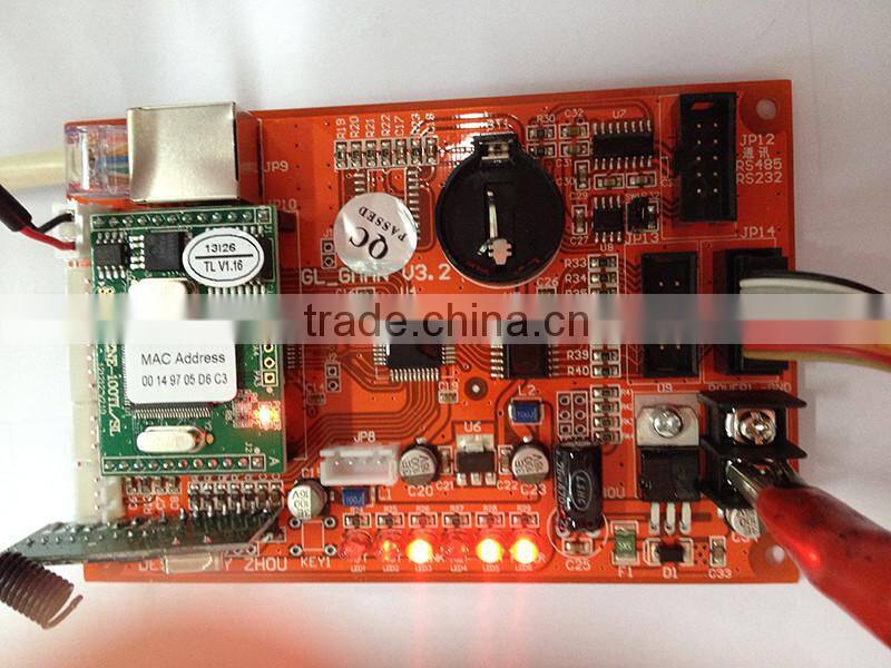 36" Green Outdoor Electronic Gas Station LED Fuel Price Board