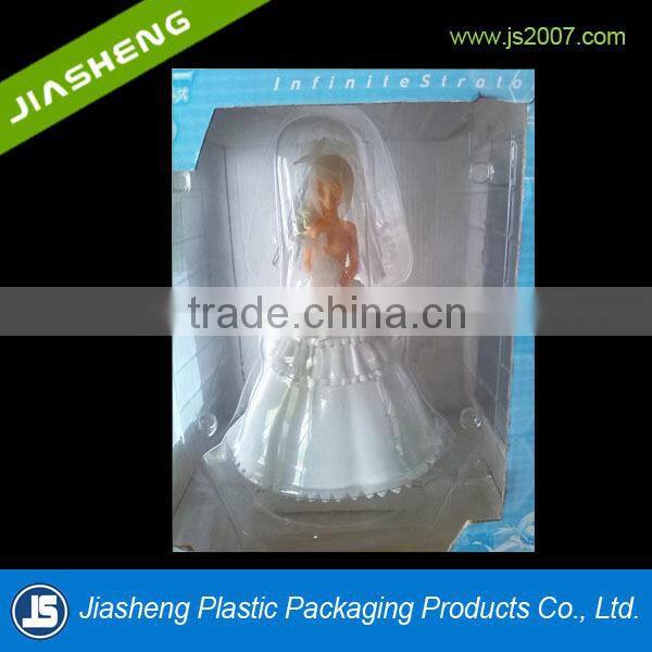 clear toy blister packaging box with gift