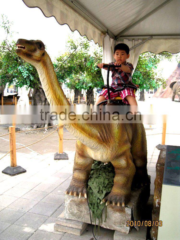 Animatronic emulation realistic robotic jurassic park ride dinosaur