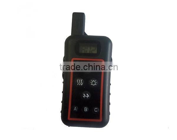 2000Meter rechargeable LCD display remote locking shock collar