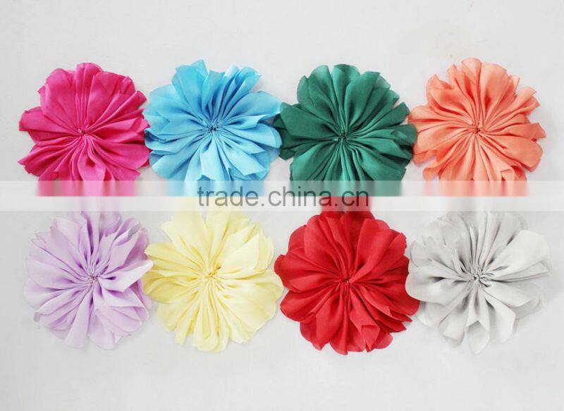Handmade 10cm Satin Lotus Flower,Satin Flower Hair Accessory