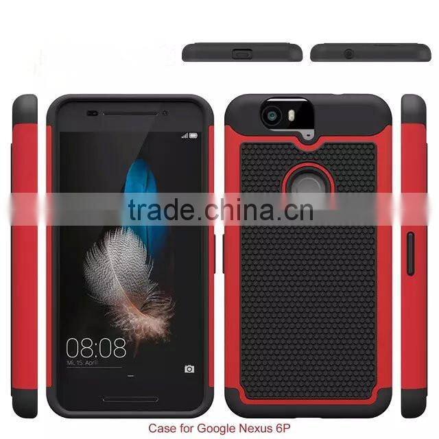 Keno For Google Nexus 6P Heavy Duty Hybrid Phone Cover Case Cell Phone Accessories