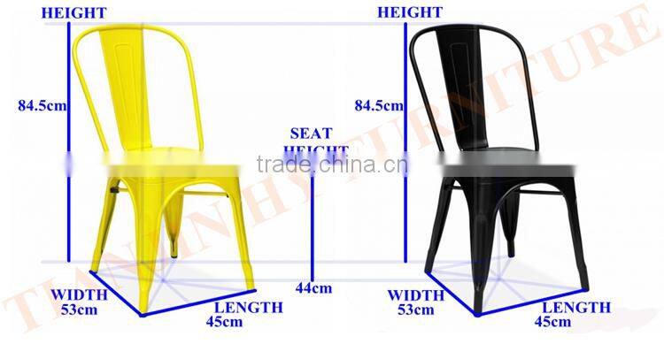 Modern Style Coffee Shop Chair, Affordable Metal Chair