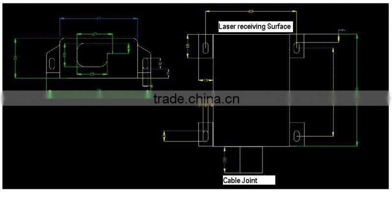 Digital output 10m short distance laser sensor