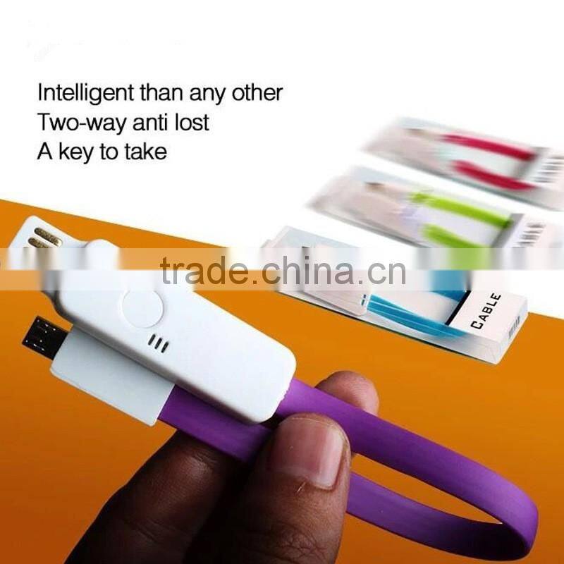 New arrival Bluetooth 4.0 USB charging cable,anti-loss,Bluetooth selfie and others multifunction intelligent USB cable