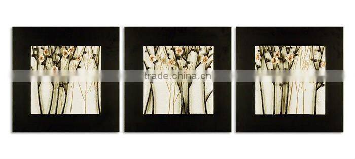 plum blossom red flower relief home decorative painting for living room