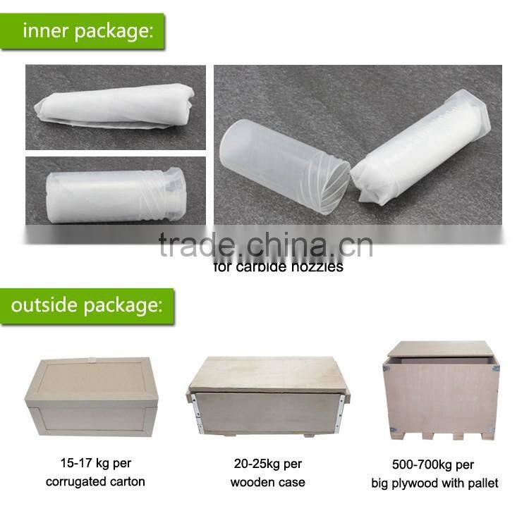 YG6 YG6X Customized tungsten carbide sand blasting nozzles with high quality