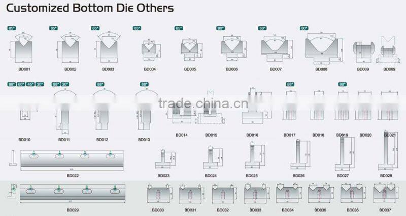 Press Brake bending Punch and Die Tools,punches for dies,press brake mould