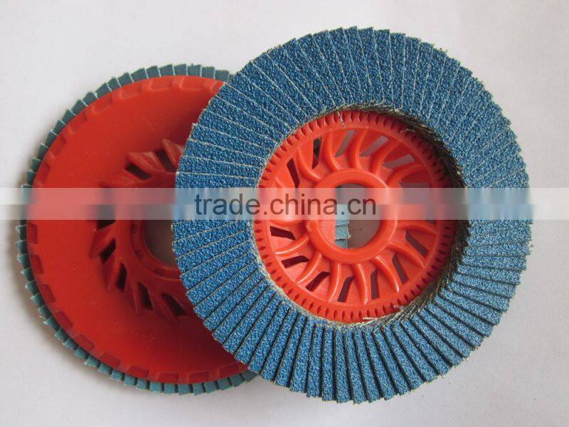 5/8-11 thread plastic backing flap disc Amercia type
