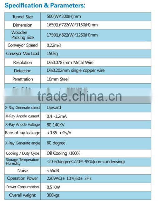 2015 top sale x-ray security baggage scanning machine TS-5030C