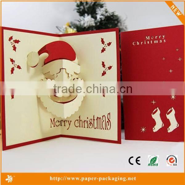 special paper handmade christmas pop up card new year
