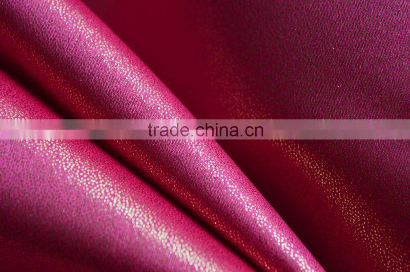 Polyester Foil printed Bridal Satin Fabric for Dress