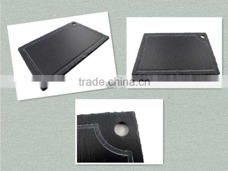 assiette ardoise slate plate black slate plate