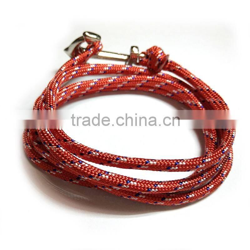 drilling anchor bracelet fashion bracelets 2016 jewellery leather bracelet stainless steel chain