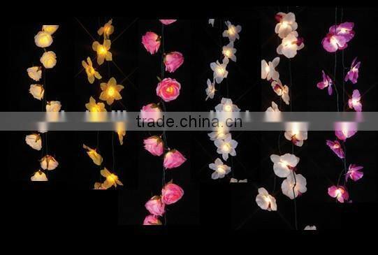 yellow daffodil led string light