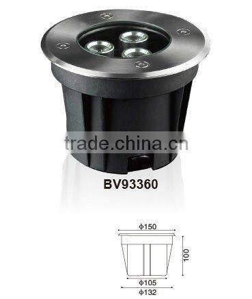 9W Underground LED Light Warm white IP67