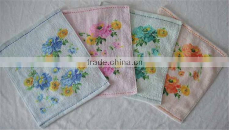 2014 highest quality absorbent cotton printed towels SP-5026