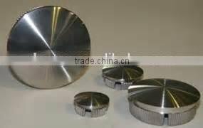 handrail balustrade fitting metal pipe end cap for 42.4mm tube