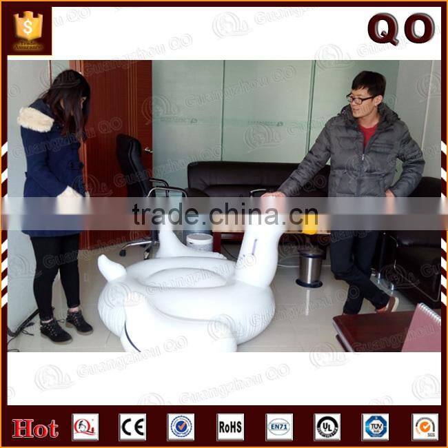 Funny Swimming pool Inflatable Swan for sale
