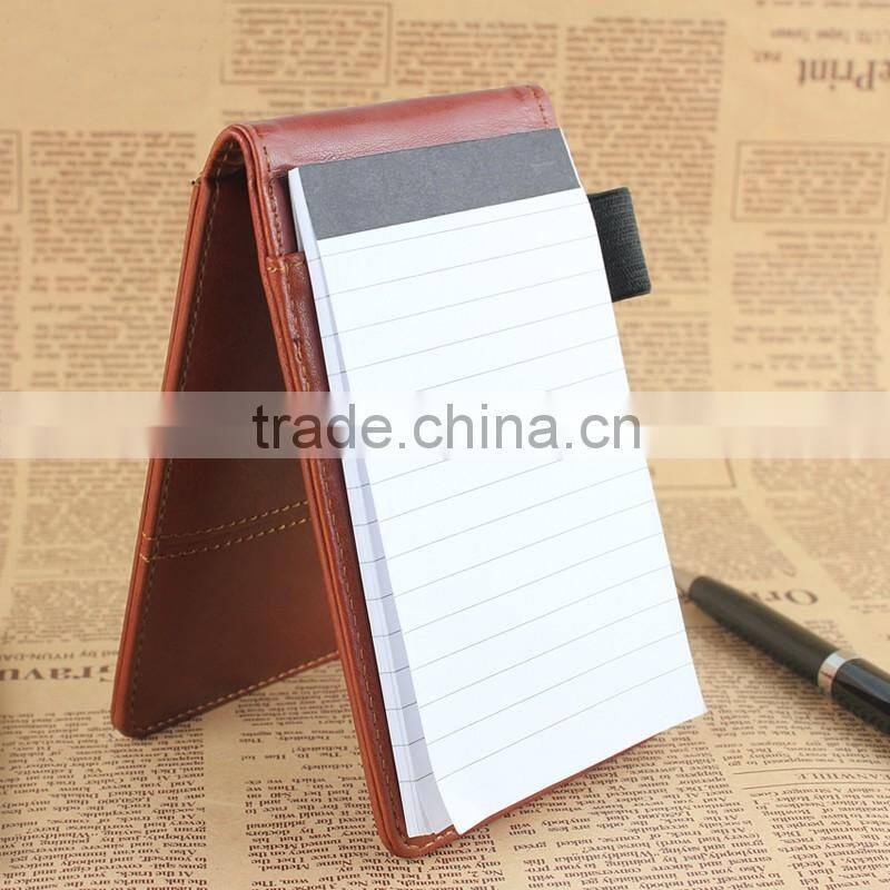 A6 pu cover calculator notebook with pen