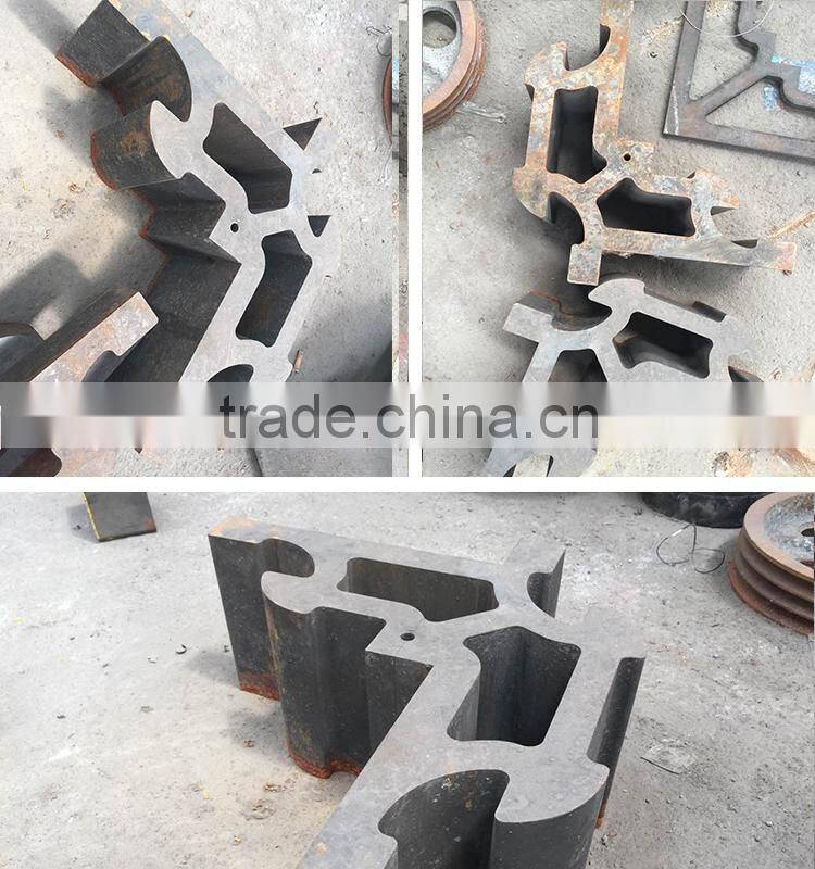 Special beautiful mold interlocking compressed earth block machines