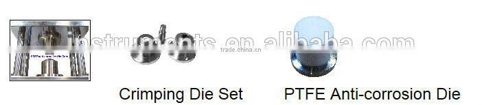 Li ion battery coin cell sealing / coin cell crimping machine