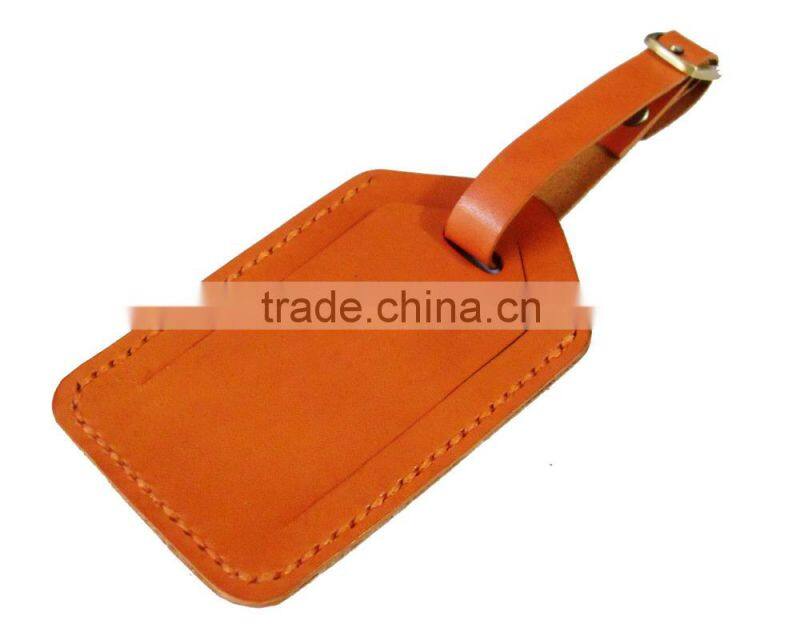Custom Made Embossed Leather Luggage Tag Bag Tag