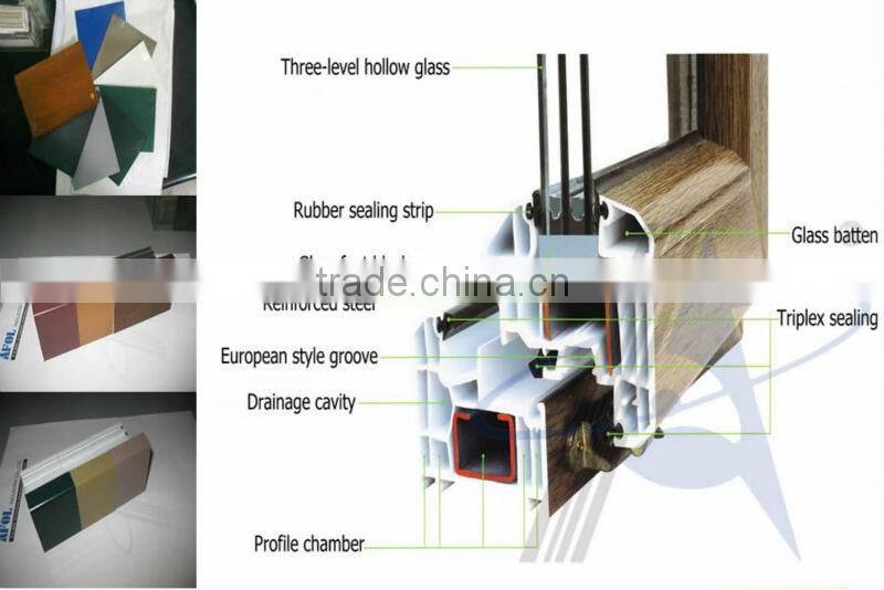 upvc sliding window with best price pvc window with good quality