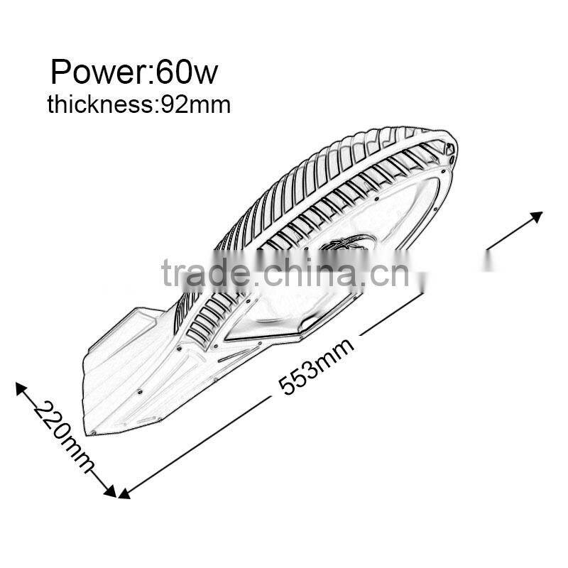 Outdoor highway IP65 36W-100W solar street light energy saving solave led street light