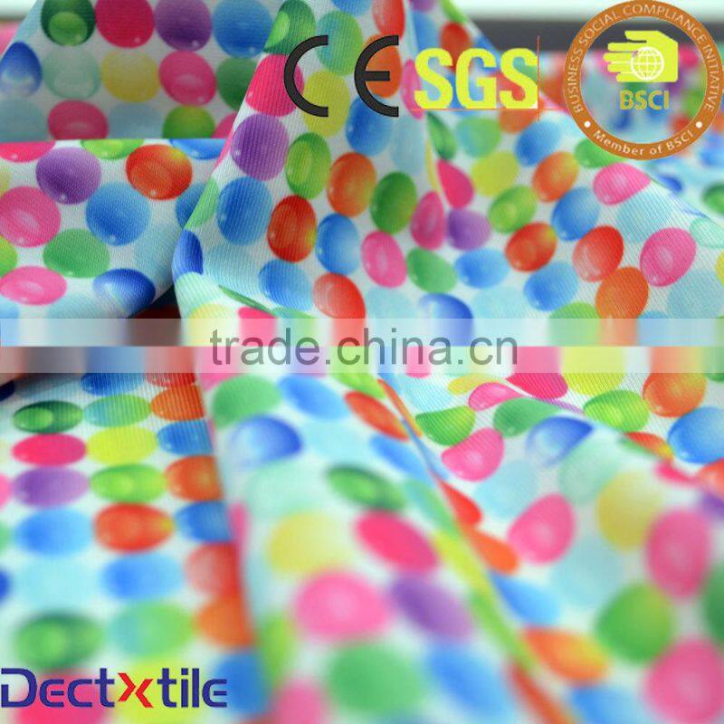 China factory colourful costumes 3D digital printed fabric