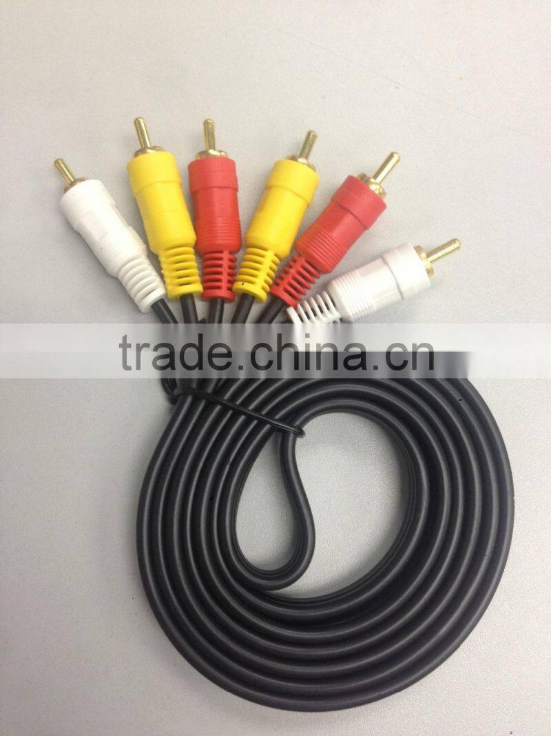 COPPER 3RCA TO 3RCA WITH GOLD PLATED