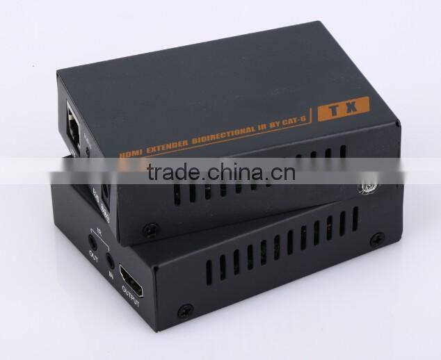 Support RS232 Bidirectional IR 4k hdmi hdbt utp extender 100m by cat6 with factory price