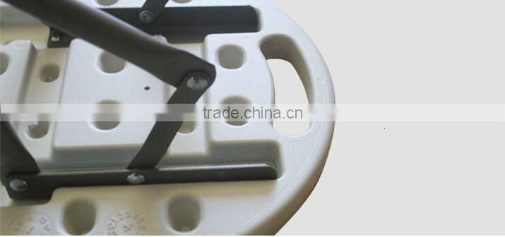Blow mold plastic folding stool