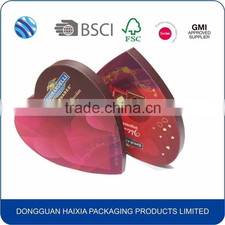 Luxury Design Custom Decorative Cardboard Chocolate Gift Box