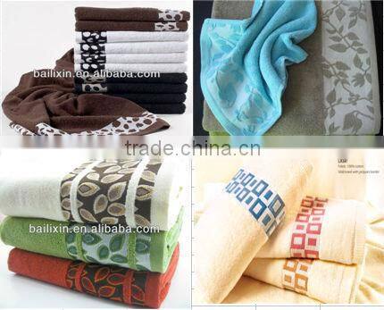 unique bath towels with embroidery