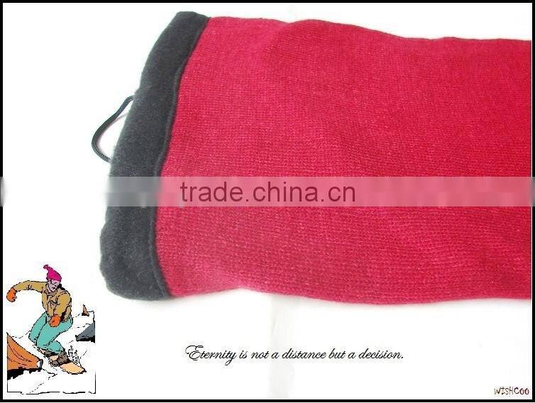 plain color knitted winter neck warmer scarf