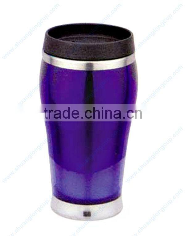 300 ml 10 oz Fake Ceramic Plastic Stainless Steel Insualted Coffee Cups